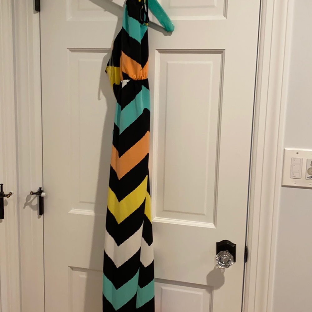 Halter top maxi dress